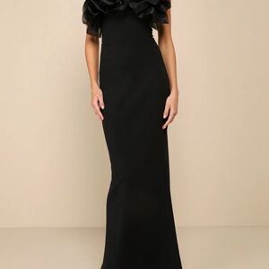 Elegant Black Evening Gown